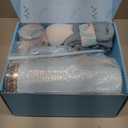 Birthday Gifts for Women Self Care Get Well Soon Gifts, Ocean Relaxing Spa Kit Bath Gift Basket Care Package w/ Flannel Blanket 40 OZ Tumbler, Mother's Day Gift for Mom Her Wife Girlfriend Sister