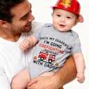 Loveternal Neutral Baby Girls Boys Cotton Romper Cute Saying Newborn Clothes 0-12 Months (6-9 Months)