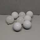 DN DECONATION White Glass Christmas Ornaments, Set of 8, 3' Hanging Christmas Baubles for Xmas Tree Decoration, Wedding Party Gift