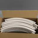 Christmas Tree Collar, 28.4" D Round Tree Base Cover Mixed with Natural Grain Fiber, Pet-Proof Plastic Xmas Tree Ring, Tree Skirt for Christmas Decorations, Easy Assembly (Beige)