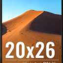 20x26 Picture Frame for Wall Display, 20x26 Black Picture Frame with HD Plexiglas, 20 x 26 Poster Frame 1 Pack, Display Frame for Vertical or Horizontal, Classic Collection