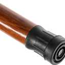 2 Pack Wood Walking Stick, 48 in Natural Wooden Walking Cane, Rustic Cedarwood Hiking Sticks Trekking Poles with Wrist Strap and Rubber Tip for Outdoor Activities, Women, Men