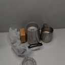 DREO Milk Frother, All-in-1 Electric Foam Maker for Coffee, 15oz/450ml Automatic Foam Frother for Latte Art-level Microfoam, 30+ Drinks, Easy to Clean, Dishwasher Safe, LED display (Sliver Grey)