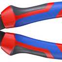KNIPEX 74 22 200 Comfort Grip High Leverage Angled Diagonal Cutter, 8-Inch, Angled, Comfort Grip