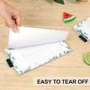 Joyberg 2 PCS Magnetic Grocery List Pads for Fridge, 4.5x7.5 Inches Magnetic Note Pad for Fridge, Grocery List Magnet Pad for Refridge, Magnetics Notepads, Shopping Lists, 60 Pages Per Notepad