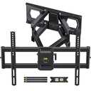 Full Motion TV Wall Mount for Most 37"-84" Flat Screen TV, Swivel or Tilt TV Wall Bracket with Dual Articulating Arms, for 12"-16" Wood Studs, Max VESA 600x400mm, Load 120 lbs by USX MOUNT