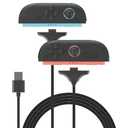 4 x 2 in 1 Switch 2 Charger Cable Compatible with Nintendo Switch 2,NS2 Controller Dual Charger,8.2 Ft,Magnetic, Durable Nylon Plaiting, Joycon 2 Charger for Nintendo Switch 2 Cable