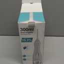 Water Dental Flossers for Teeth, 300ML Cordless Portable Electric Water Flosser, 4 Modes Oral Irrigator, Waterproof Rechargeable Water Floss for Deep Cleaning, Plaque Remover,Braces Home Travel Use (Black)