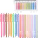 Mr. Pen- Aesthetic Highlighters and Gel Pens, 16 Pack, 200 Sheets Sticky Tabs, Assorted Colors Bible Highlighters No Bleed, Colored Ink Gel Pens, Fast Dry and No Smear for Bible Journaling