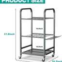 EVERHANGER Garden Tool Organizer and Storage, Yard Tool Stand Garage Tool Organization, Yard Tool Racks for Indoor/Outdoor Use