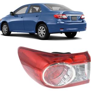 Driver Side Rear Brake Tail Light Assembly Replacement for Toyota Corolla 2011-2013 Left Tail Lamp 8156002580 TO2804111
