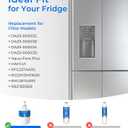 Waterdrop DA29-00003G Refrigerator Water Filter, Replacement for Samsung, DA29-00003B, DA29-00003A, Aqua-Pure Plus, HAFCU1, RFG237AARS, FMS-1, RS22HDHPNSR, RSG257AARS, 3 Filters (Package May Vary)