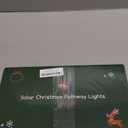 Solar Christmas Pathway Lights Outdoor Decorations, Solar Powered Snowflake Lights, Waterproof Xms Garden Stake Lights Outdoor Christmas Decorations for Patio Yard Porch Lawn, 4 Pack (White)