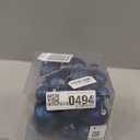 46 Pcs Navy Blue Christmas Ball Ornaments, Shatterproof Christmas Tree Ornaments Set with Velvet Christmas Bows Decor, Vintage Xmas Decorations with Hanging Hooks in 3 Sizes(Small Medium Large)