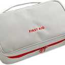 First Aid Bag - First Aid Kit Bag Empty for Home Outdoor Travel Camping Hiking, Mini Empty Medical Storage Bag Portable Pouch (Gray)