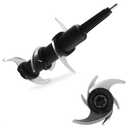 Ninja Blender Blade Replacement for 72 Oz Pitcher  Stainless Steel Ninja Blades Replacement Compatible with 1000 1200 1500 Watt Models | BC701CCO BL610/660/661BBYC/663/665Q/710WM/740 CO610B CT610