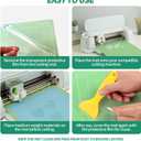 2 PCS Grip Cutting Mats, Non-Slip 12x12 Inch Green Cut Mats, Standard Sticky Grip Mat Compatible with Cricut Explore Air/Air 2/Maker Series Cutting Machines, Cutting Mats for Crafts DIY