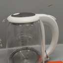 Cosori Electric Kettle, No Plastic Filter & Spout, Tea Kettle & Hot Water Boiler For Coffee & Tea, Water Heater & Teapot, Automatic Shut Off, Borosilicate glass, White, 1.7L/1500W (1.8 Quarts)