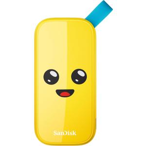 SanDisk 2TB Fortnite Portable SSD, Peely Edition - Up to 800MB/s, USB-C, USB 3.2 Gen 2, Drop Protection - SDSSDE30-2T00-G25F