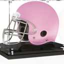 Full Size Helmet Display Case Football Case Display Clear - with Stainless Steel Screw Feet for Stability - Football Helmet Display CaseHat, Or Other Sports Memorabilia