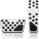 Foot Pedal Cover Compatible for Dodge Challenger 2008-2024, for Dodge Charger 2011-2023 Accessories, Compatible for for Chrysler 300/300C 2009-2019 Gas and Brake Pedal Cover Interior Parts