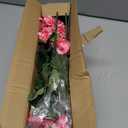 Artificial Geranium Fake Flowers for Outdoors Decoration, 6 Bundles Silk Geraniums Pink Flower UV Resistant Look Real Faux Plants for Outside Planter Front Door Garden Porch Patio Balcony Yard Home