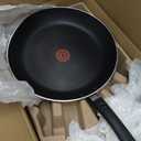 T-Fal Experience Nonstick Fry Pan 12.5 Inch, Induction, Oven Broiler Safe 400F, Non Stick Frying Pan, Skillet, Kitchen Egg Pan, Omelet Pan, Cookware, Pots and Pans, Home, Dishwasher Safe, Black