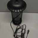 Buzbug LED Bug Zapper Indoor Outdoor, Up to 50,000 Hours Lifespan Lamps, 6.5 ft Power Cord, High-Voltage, Mosquito Zapper, Fly Trap Mosquito Trap, Fly Killer Fly Zapper -MO008C (New Black)