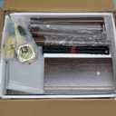 Nightstand,Modern Bedside Table with Storage Drawer and Open Wood Shelf, for Living Room, Bedroom and Small Spaces, Accent Night Stand with Solid Wood Legs, Easy Assembly,Walnut Brown