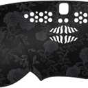 Dash Cover | Anti-Glare, Sun Protection, Dustproof, UV-Proof | Dashboard Covers Interior Car Accessories, Fit for Ch-evy Malibu 2016 2017 2018 2019 2020-2023 (Fits Vehicle w/o HUD Models)Black Flannel
