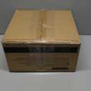 Farmhouse Chandelier, 5-Light Brass Chandelier with White Fabric Shade, Height Adjustable Modern Dining Room Light Fixture with E26 Base for Bedroom Foyer Hallway Entryway Kitchen Living Room