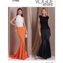 Vogue Misses' Long Slim Fit Skirts Sewing Pattern Packet, Sizes 18-20-22-24-26, Multicolor