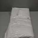 Sweet Home Collection Area Rug Faux Fur Long Hair Fluffy Shag Carpet Soft and Luxurious Non Skid Premium Floor Cover for Bedroom Living Room, 4' x 5', White (Pack of 1)