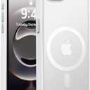 Newfuture Designed for iPhone 17e Case & iPhone 16e Case with Magnetic [13 FT Military Drop Protection] [Compatible with Magsafe] Translucent Shockproof with Anti-Fingerprint Phone Case, Frosted White