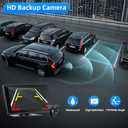 Wireless Apple Carplay and Android Auto Screen for Car, 7" HD Portable Touch Screen Car Stereo with Bluetooth, Backup Camera, Navigation, Mirror Link for All Vehicles