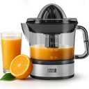 LEBENLANG Electric Citrus juicer - 2 cones & BPA-free I High juice yield & Large Volume I 24oz Orange juicer squeezer I Esprimidoras electrico Exprimidor de limones y jugo naranjas for Juicers Machine (LB389 - 40 Watt)
