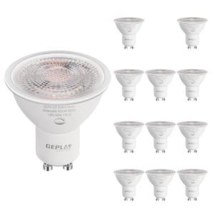 12-Pack GU10 LED Bulbs 6W, Dimmable, 3000K Soft White 582LM, Replacement 50W Halogen Light Bulb for Spotlight Track&Recessed Lighting,No Flickers 12-Pack GU10 LED Bulbs 6W, Dimmable, 3000K Soft White 582LM, Replacement 50W Halogen Light Bulb for Spotlight Track&Recessed Lighting,No Flickers