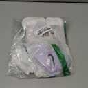 Nike Unisex Adult Everyday Cushioned Training Ankle Socks (6-Pack) (Medium, White/Black)