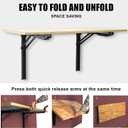 WALMANN 24" Folding Shelf Brackets, Collapsible Brackets for Shelves