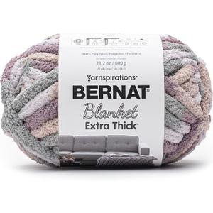 Spinrite Bernat Blanket Extra Thick 600g-Purple Smoke
