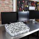 4 x 50 PCS Stainless Steel M4x10mm Screws for VESA Computer TV LCD Monitor Stand Bracket Mounting