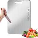 Titanium Cutting Board for Kitchen, Non Stick Chopping Board, Upgrade Double Sided Food-Grade Titanium Board for Kitchen for Meat Cheese Vegetable (X-Medium)
