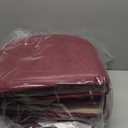 GORILLA GRIP Slip Resistant Tufted Chair Cushions, No Ties Required, Set of 6 Memory Foam Pads for Dining Room Kitchen Table, Office, Rocking Chairs, Plush Seat Cushion Pad, Home Decor, 16x17, Red 