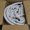 Jantens Heavy-Duty Solar Cover Holder for Steel-Wall Above Ground PoolsAdjustable Rustproof Brackets to Secure Pool Covers, Heavy-Duty 60lb Capacity | No-Drill Installation(5-Pack)