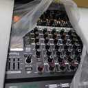 Depusheng TG8 professional dj audio mixer 8 channel input and dual group output with 99-bit dps reverb chip bluetooth usb recording and mp3 playback suitable for stage, bar, recording studio