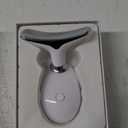Facial Massager Red-Light-Therapy-for-Face and Neck, Face  culpting Wand with 7 Color (White)