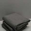 Amazon Basics 3 Piece Bed Sheet Set, 100% Cotton Jersey, Includes Super Soft, Flat and Fitted Sheets, Pillowcase, Twin, Dark Gray, Solid