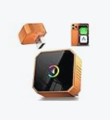 Wireless CarPlay Adapter for iPhone, Super mini Compact 2in1 Dongle for Apple iOS 10+, Convert Wired to Wireless CarPlay, Instant Connectivity, Fit for Cars from 2016 with Builtin CarPlay