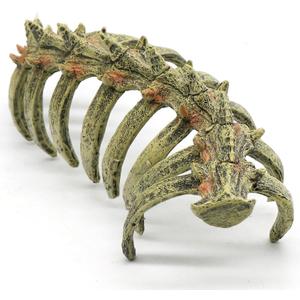 Aquarium Skull Animal Skeletons, Reptile Tank Accessories, Fish Tank Decorations for Amphibians, Betta Fish, Shrimp, Hermit Crab, Leopard Gecko