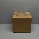 Brikey White Glass Pendant Light with Brass Gold Base, White Ceiling Light Hanging Lamp for Bedside Dining Table Kitchen Island (7.8 inch, White)